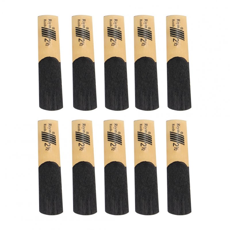 10pcs Clarinet Reeds Set with Strength 1.5/2.0/2.5/3.0/3.5/4.0 Wind Instrument Reed 