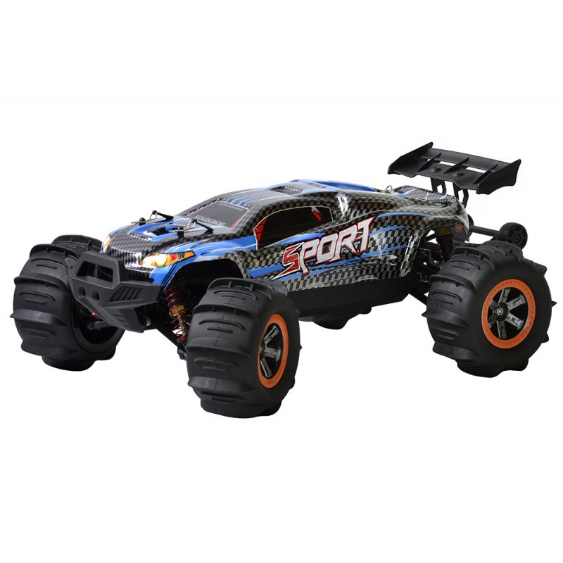 Xlf F-10 Full-scale Four-wheel Drive Off-road Vehicle 1:12 Bigfoot High-speed 2.4g Remote Control 2216 Outer Rotation Motor Rc  Model  Car Two-wheel double battery