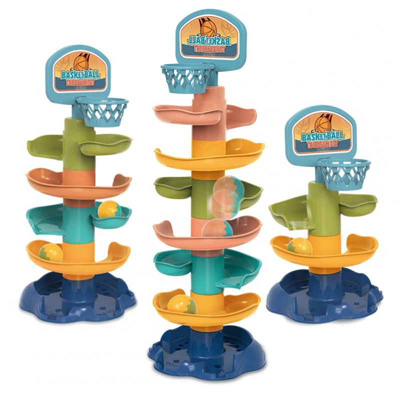 Children Basketball Game Rotable Toys Parent-child Interaction Early Education Puzzle Toys For Boys Girls Gifts 