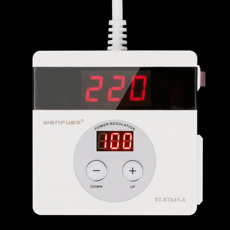 Electronic Voltage Regulator 220v 4000w Stepless Adjustable High Power Heating Temperature Regulation Speed Controller