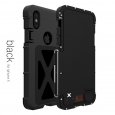 Metal Mobile Phone Case For iPhone X (Black)