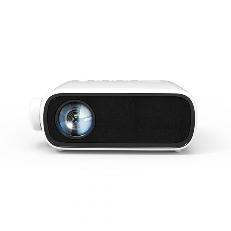 YG280 Mini Small Projector HD 1080P LED Micro Projector Portable Home Media Player White AU Plug