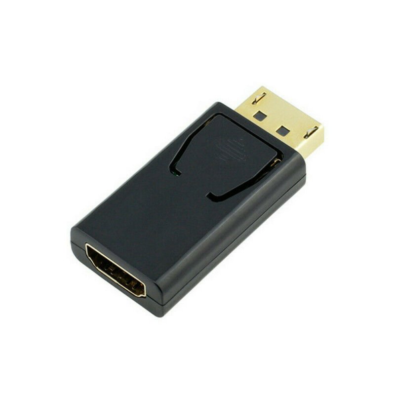 Portable Display Port DP Male to HDMI Female Adaptor Adapter Converter for HDTV 