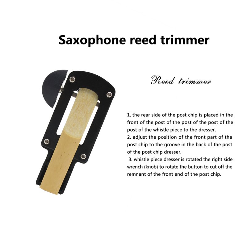 Practical Tenor/Alto/Soprano Saxophone Reeds Corrector B Flat Sax Reed Trimmer Alto