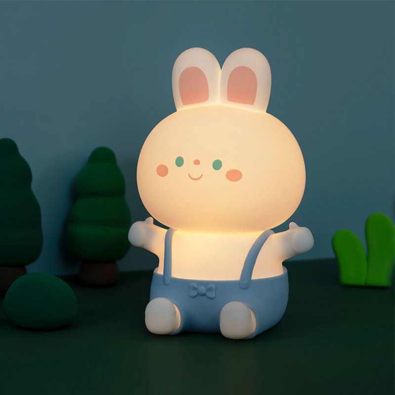 Cute Rabbit Led Night Light Dimming Usb Charging Colorful Bedroom Bedside Lamp 