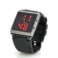 LED Watch w/ Rubber Strap + iPod Holder