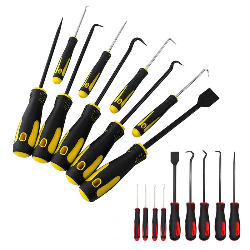 9pcs Oil Seal O-rings Removal Tool Screwdriver Automotive Electronic Precision Hooks Puller Auto Repair Tool 