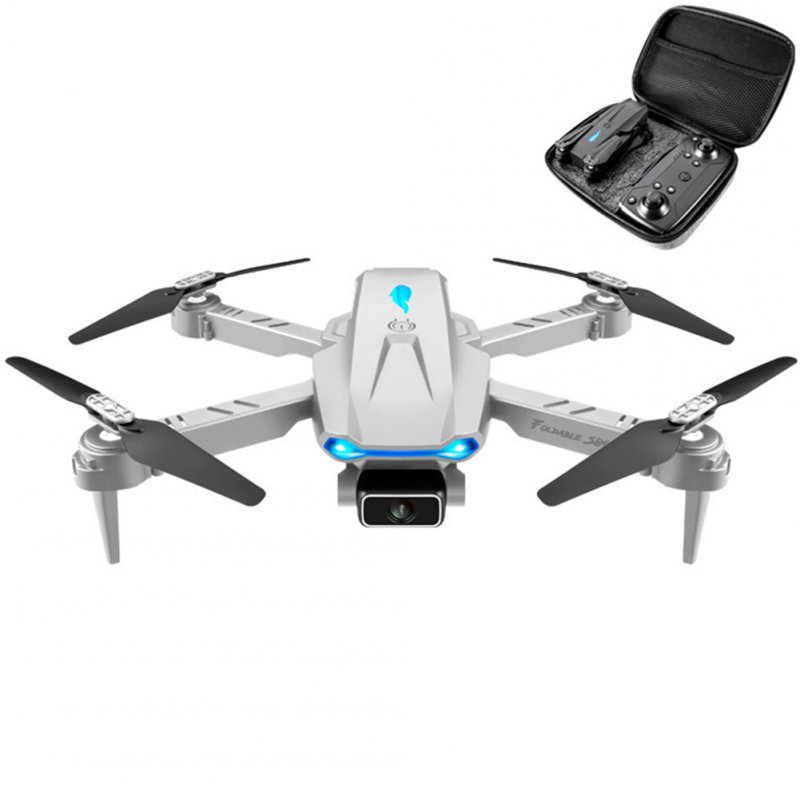 S89 Uav Hd 4k Aerial Photography Remote  Control  Quadcopter Dual Wifi Headless Mode Led Lights Folding Aircraft Model Toy For Boy 