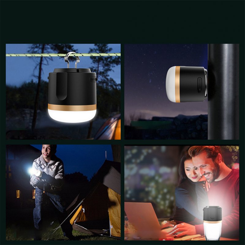 Multi-functional Camping Light IP65 Waterproof Dimmable Outdoor Adventure Night Emergency Lamp Flashlight 