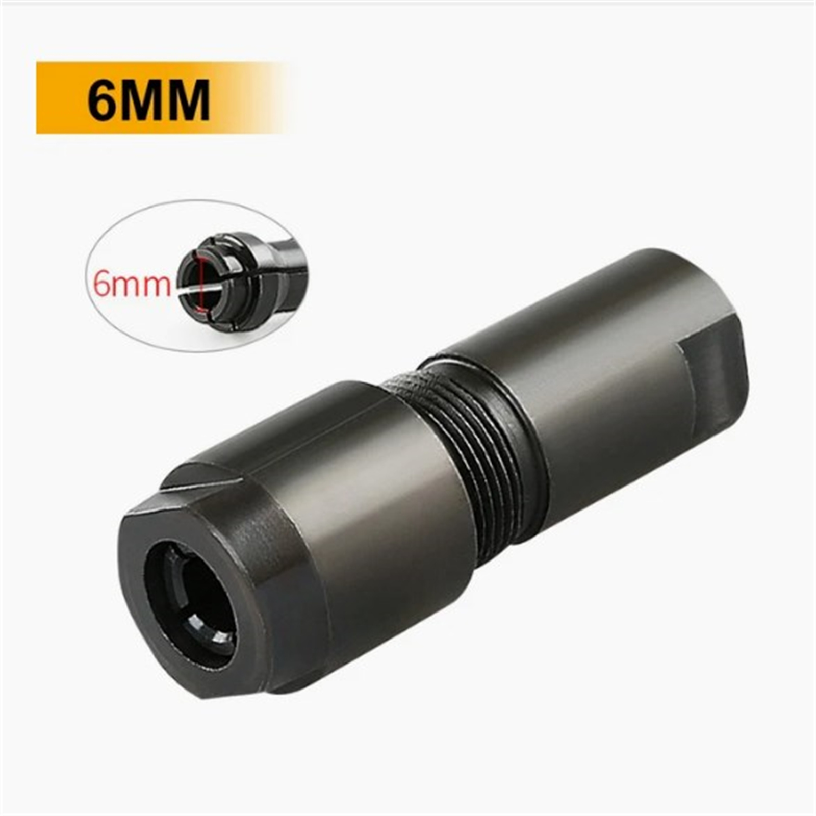 Direct Grinding Conversion Head Modified Adapter To Straight Grinder Chuck For 100-type Angle Grinder A set of 6mm conversion heads