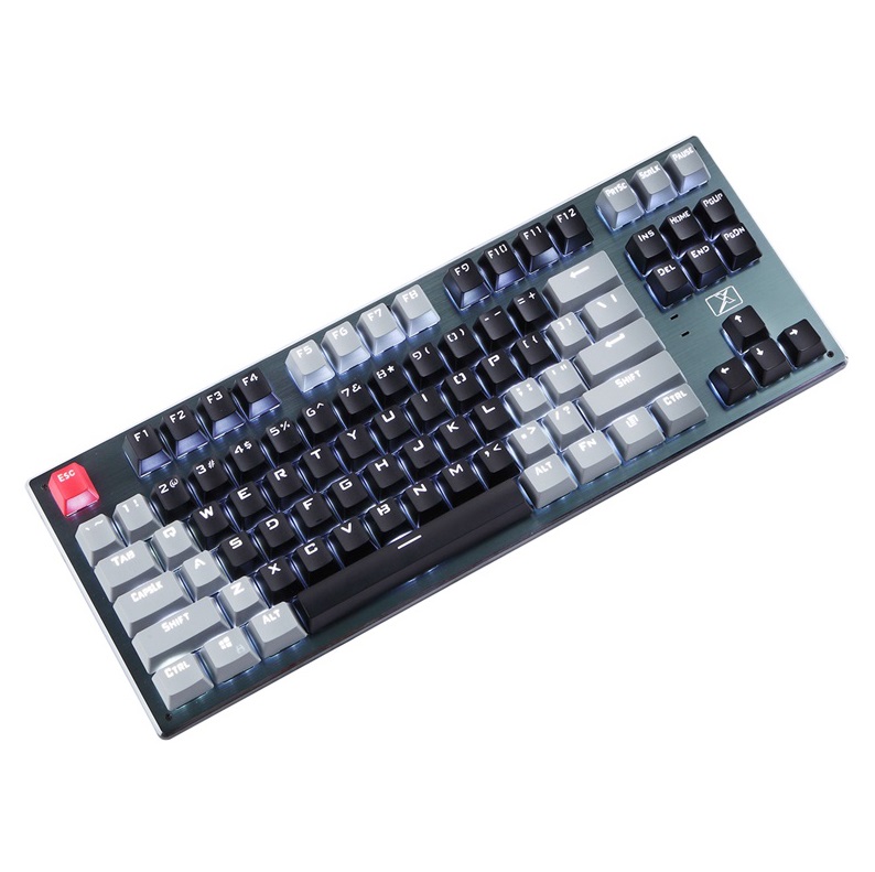 87-key Bluetooth Keyboard Three-mode Mechanical Keyboard for Tablet Phone Computer dark grey
