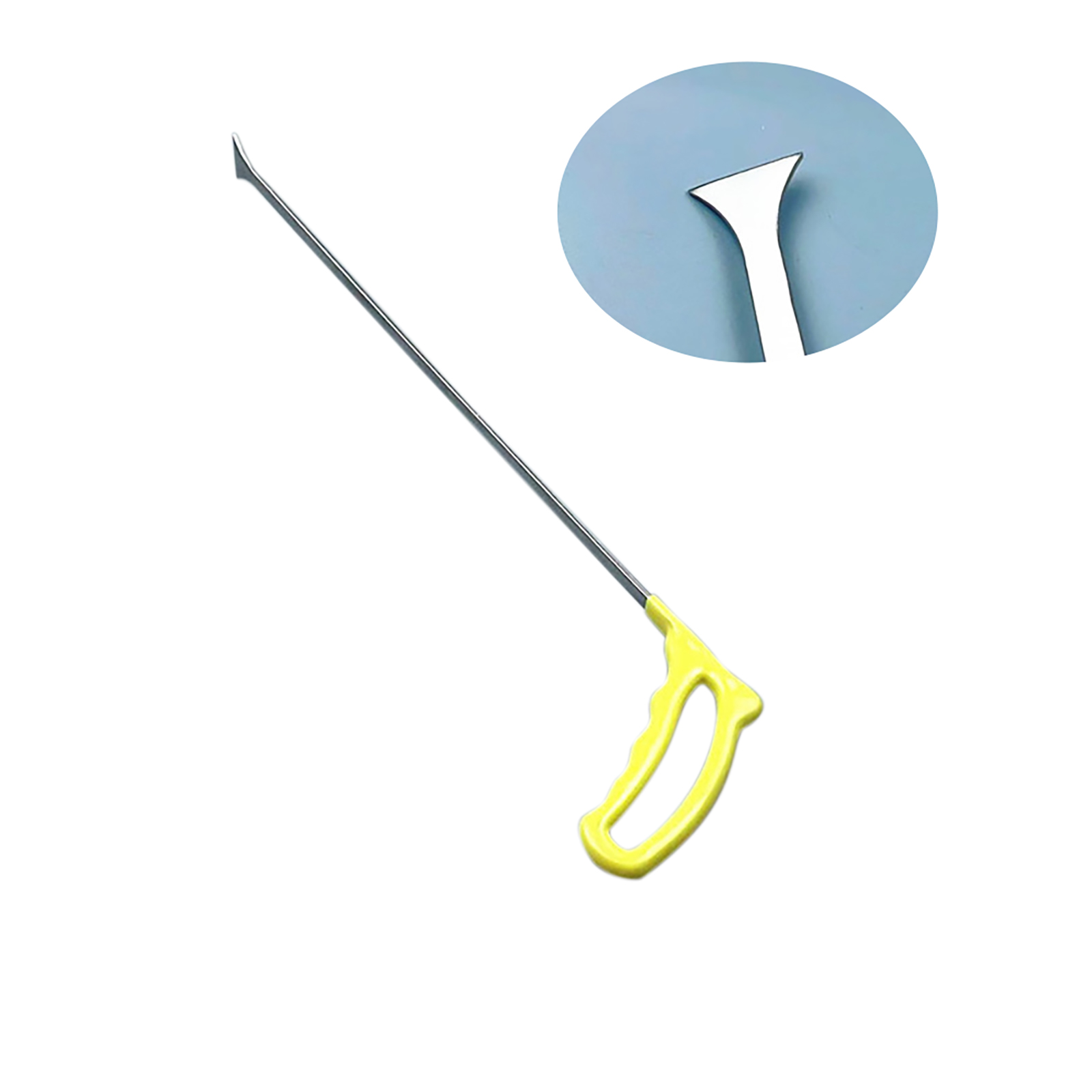 Paintless Dent Removal Tools Flat Shovel Stainless Steel Professional Auto Body Dent Repair Crow Bar Tool yellow 41cm