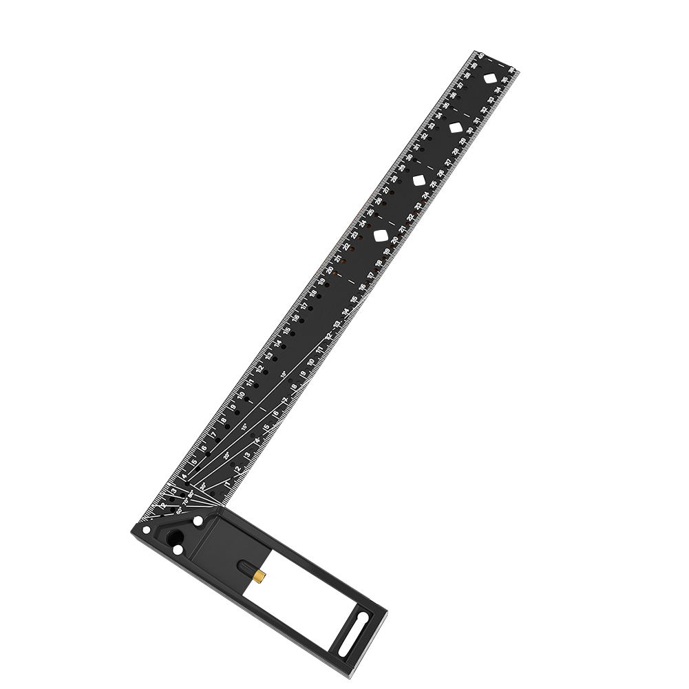 Multi-Angle Measuring Ruler Tool, Carbon Steel High-precision Corner Measuring Ruler