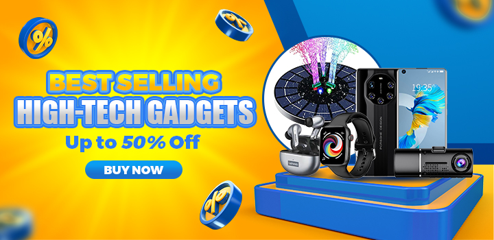 Best Selling High-Tech Gadgets Up to 50% Off