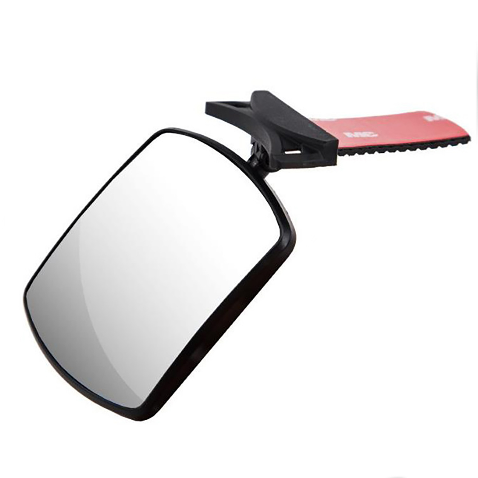 Car Interior Rearview Mirror Auxiliary Mirror Adjustable Wide-angle Curved Surface For Rear Baby Observation black