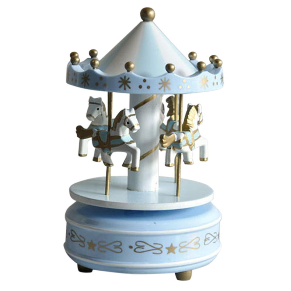 Baby Kids Girl Boy LED Merry-Go-Round Carousel Music Box Valentines Day Gifts US