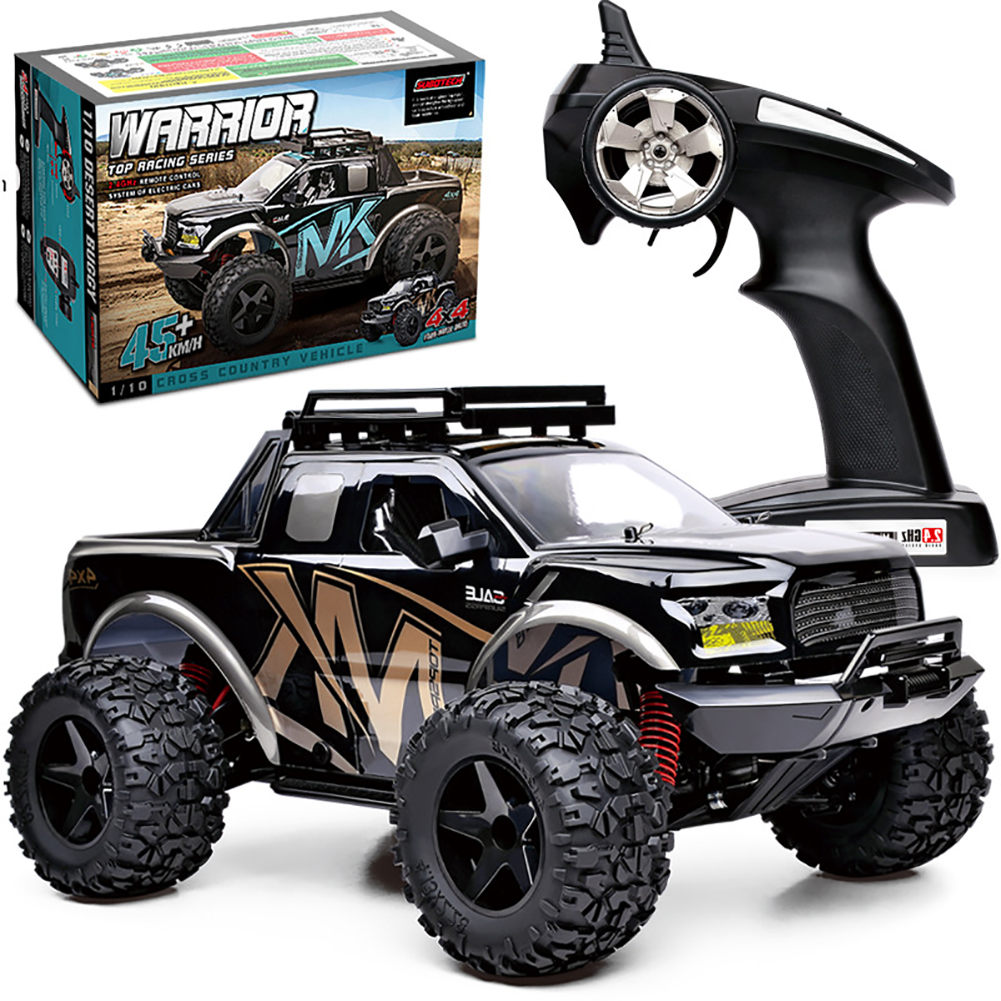 1:10 RC Car High Speed Four-wheel Drive Climbing Off-road Racing Toys for Children Golden