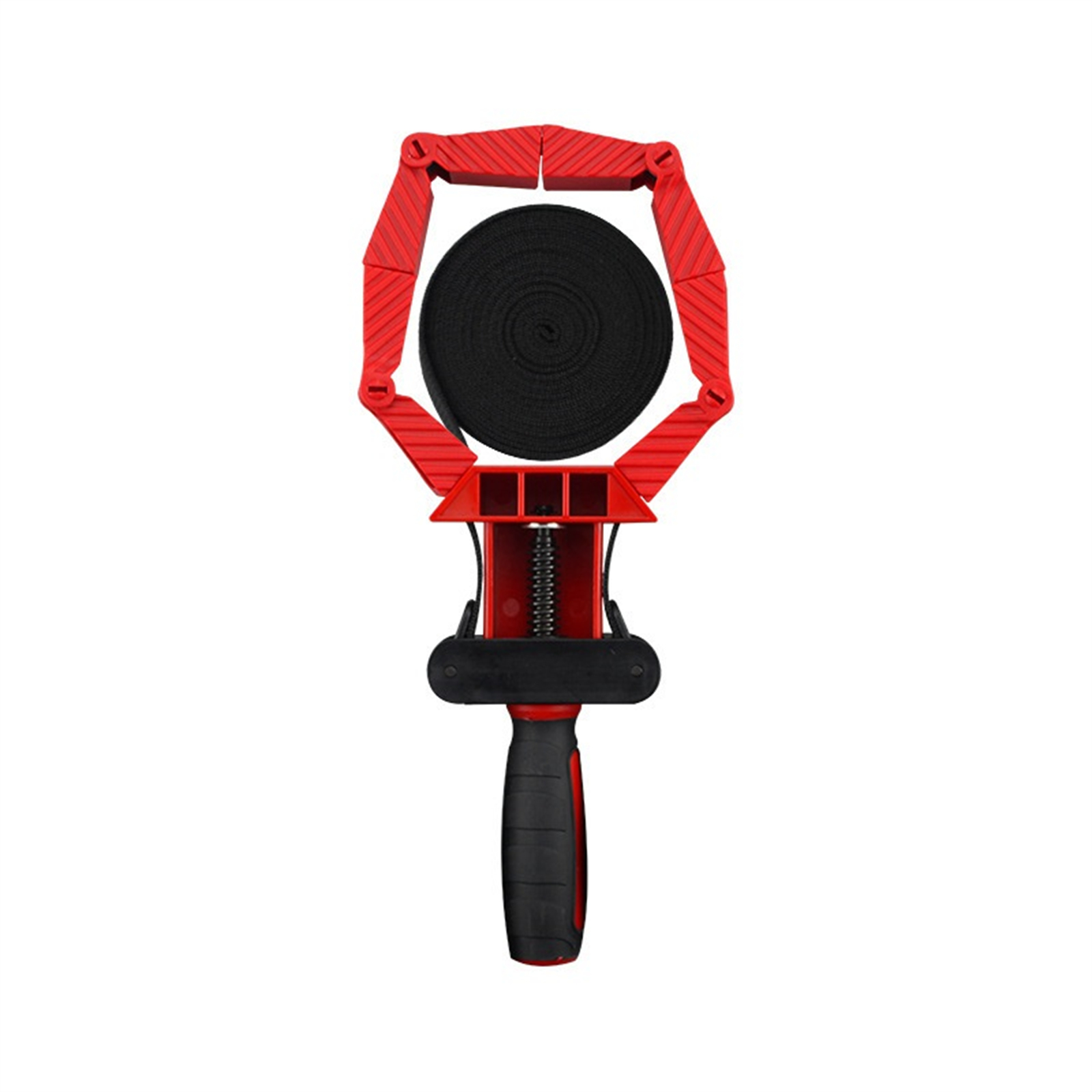 Multifunctional Belt Clamping Tools Right Angle Clamp Tensioner Frame Clamping Strap Holder Polygonal Clip With 4M Pure Nylon Strap For Woodworking Belt Clamping Tools