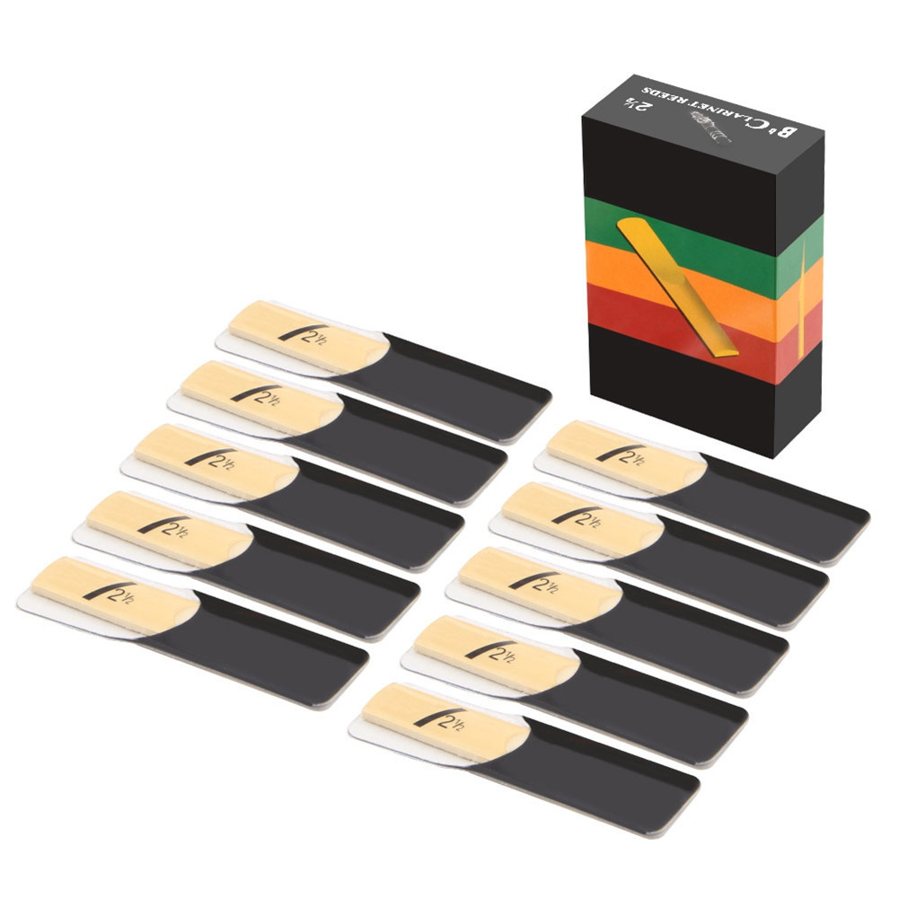 10pcs Reeds Set Bb Tone Strength 1.5/2.0/2.5/3.0/3.5/4.0 Wind