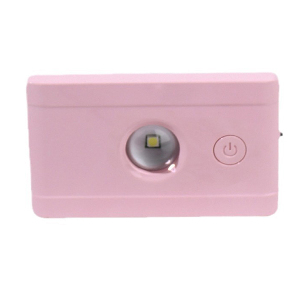 Motion Sensor LED Night Light Battery Powered Night Light Indoor Portable Night Light For Bedroom Wall Staircase Closet Aisle Body Induction Lamp pink