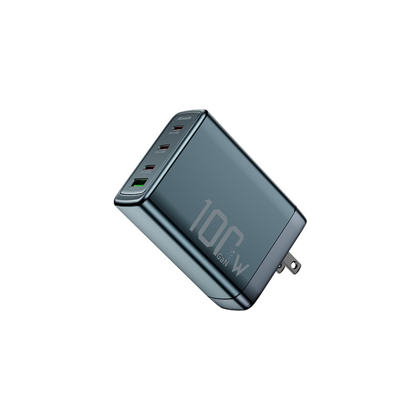 USB Type C Wall Charger Block 100w 4 Ports Charging Block Plug Foldable Adapter