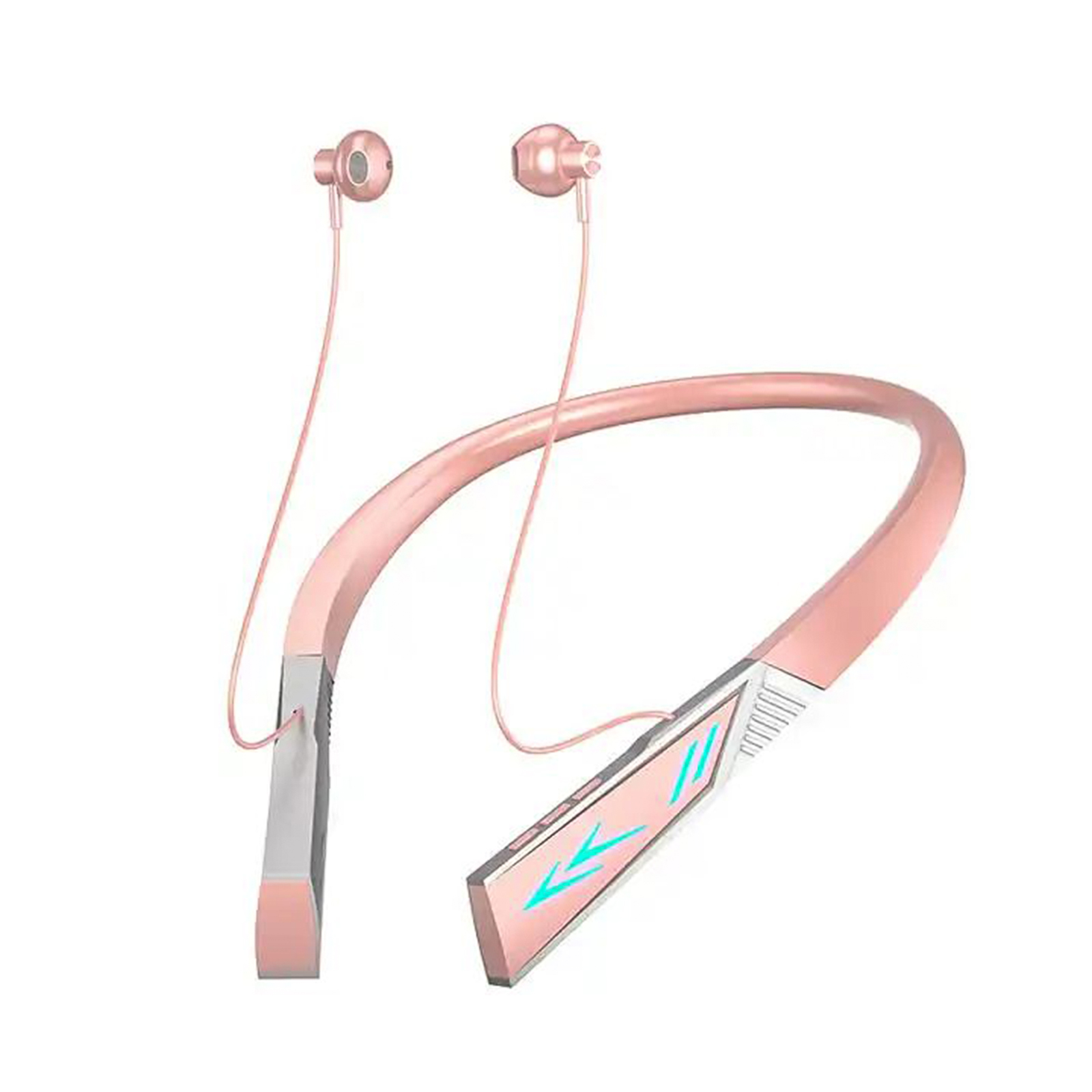 RGB Lighting Headphones Wireless Headphones Noise Canceling Headphones Magnetic Headphones With Neck Cable