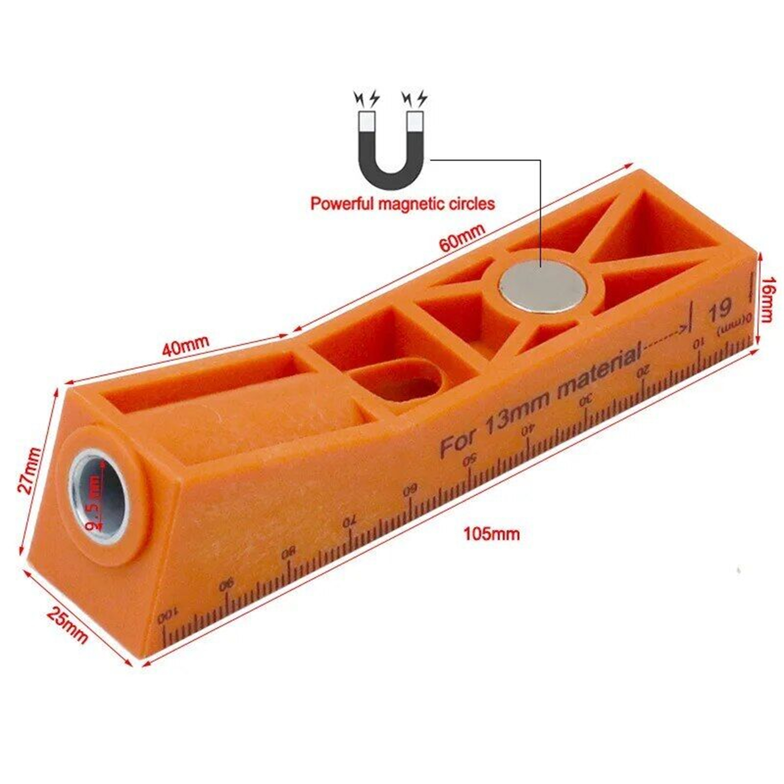 Punch Locator Inclined Hole Positioner Drilling Tool For Carpenter Essential Woodworking Accessory Inclined Hole Locator Positioner
