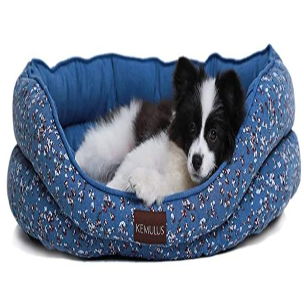 [US Direct] Waterproof Deluxe Round Dog  Bed Super Soft Sleeping Bed Removable Covers Sofa Bed For Dogs