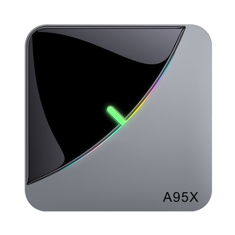 A95X F3 Air 8K RGB Light TV Box Android 9.0 Amlogic S905X3 4GB 64GB Wifi 4K Netflix Smart TV BOX Android 9 A95X-F3 Gray + black_2GB + 16GB