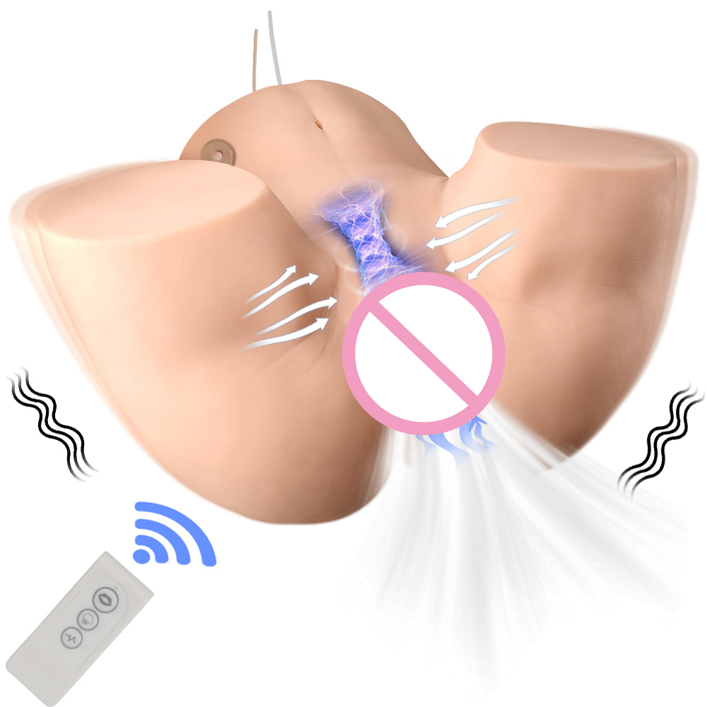 Male Bust Doll Masturbation Device Sucking Vibrating Type Automatic Cleaning
