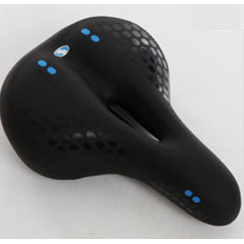 Mountain Bike Cushion with Light Thicken Widen Seat Comfortable Bike Seat Little blue_270*200mm