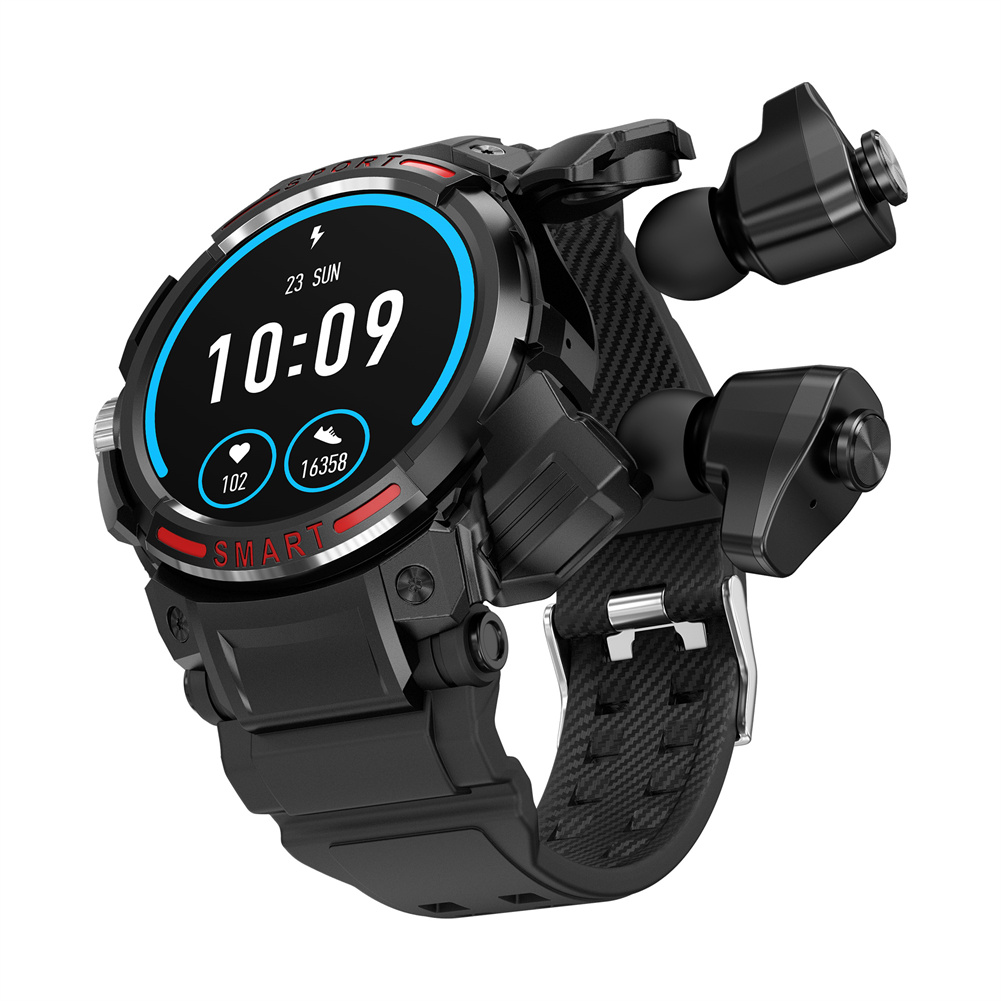 Gt100 Smart Watch 1.43-Inch HD Screen Sports Fitness Bracelet with Tws Headset