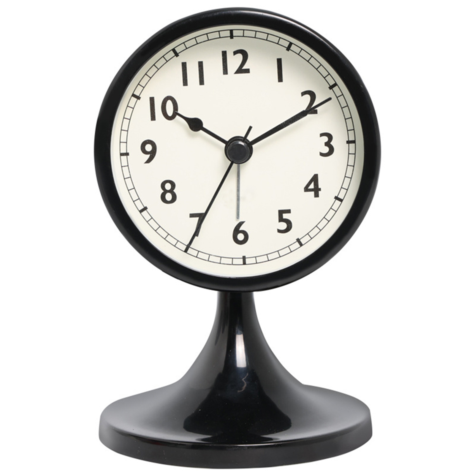 Vintage Alarm Clock High Precision Silent Bedside Night Light Loud Alarm Clock For Bedroom Home Office Decor black