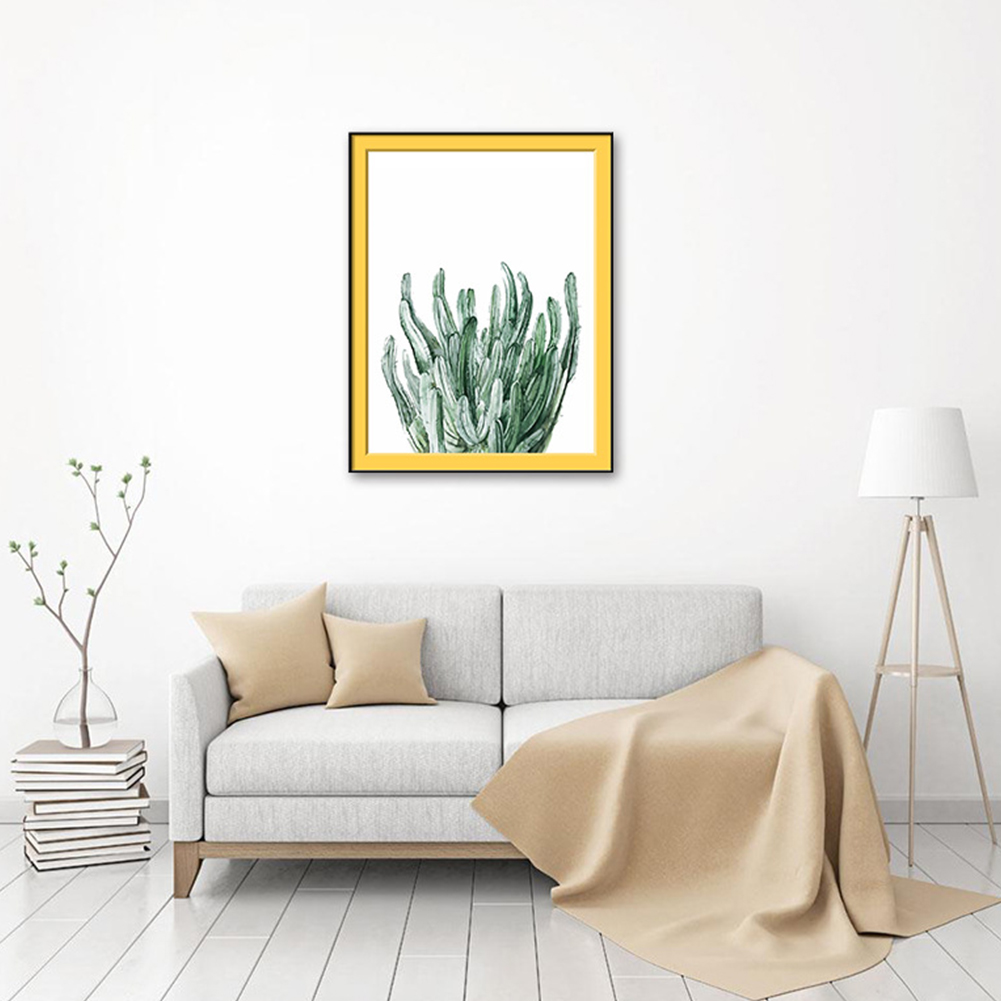 Tropical Green Plant Oil Painting For Living Room Bedroom Wall Decor