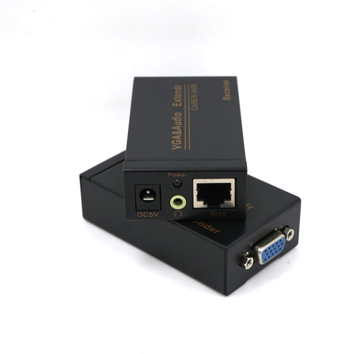 VGA Signal Extender Repeater Adapter Over RJ45 Cat6 Network Cable 100M EU plug