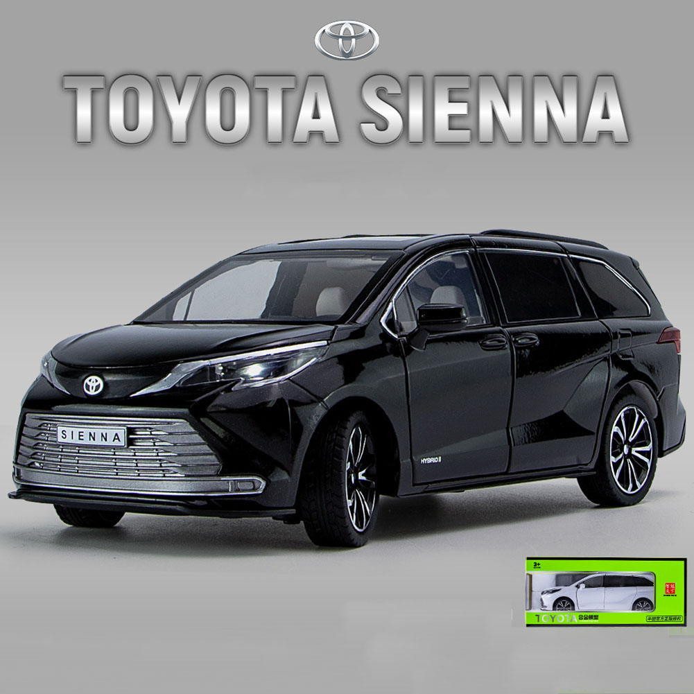1:24 Simulation Alloy Car Model Ornaments for Toyota Sena Alloy Car Toy