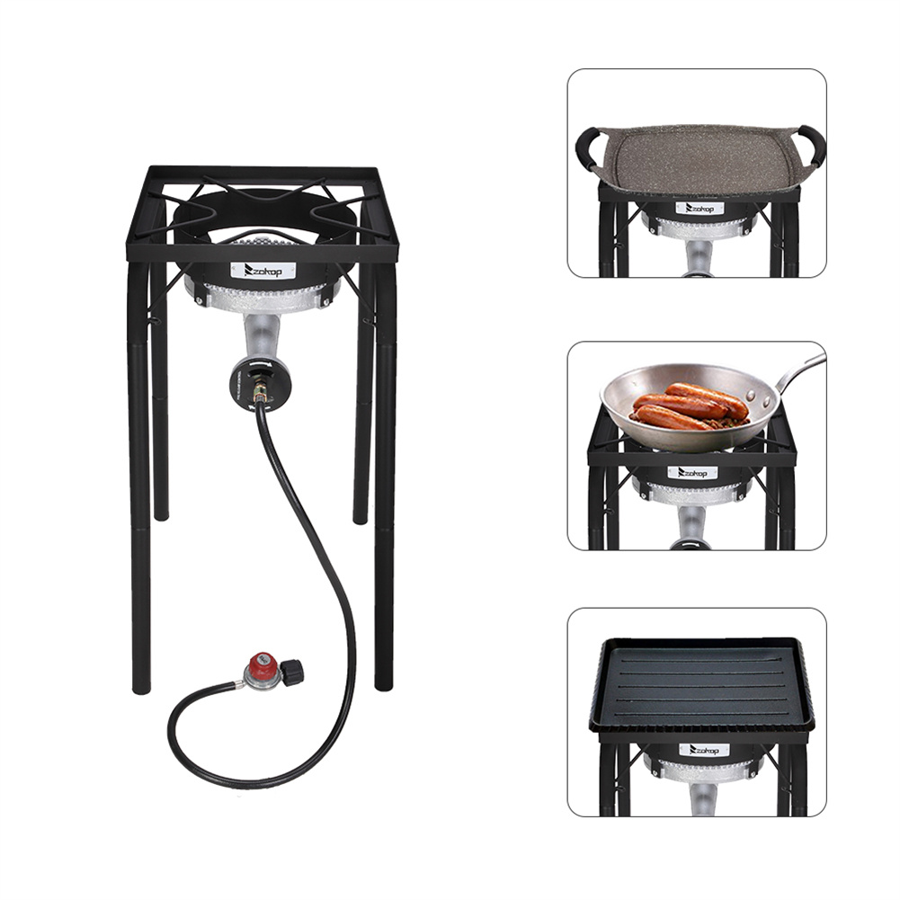 US Single Head Burning Stove 20w Btu Outdoor Furnace Black