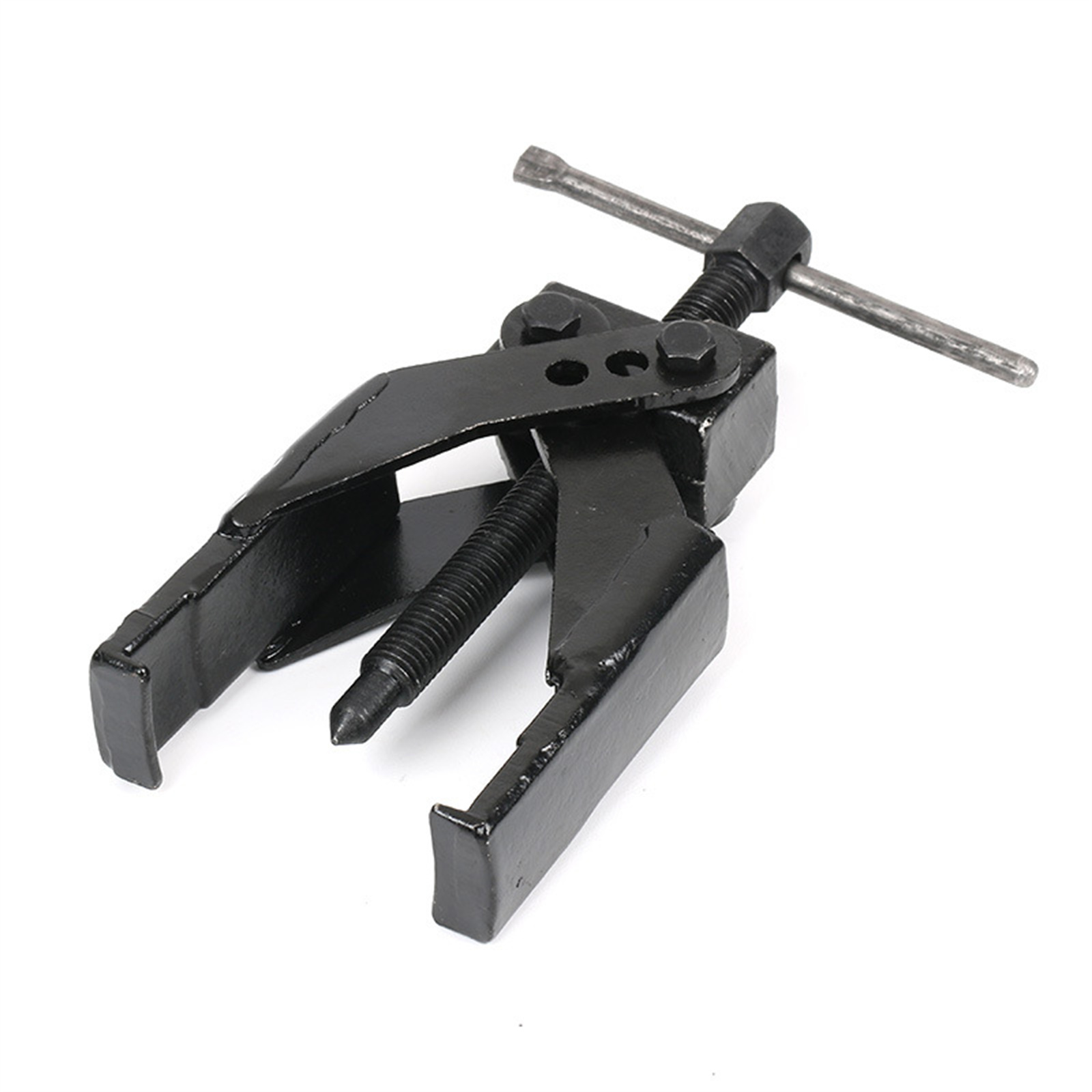 Car Inner Bearing Puller 2 Jaw Gear Extractor, Carbon Steel 2 Jaw Twin Legs Bearing Gear Puller Remover Hand Tool For Slide Gears, Pulley, And Flywheel Cross spiral puller