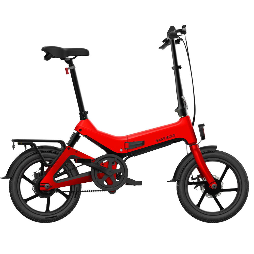 electric bike red