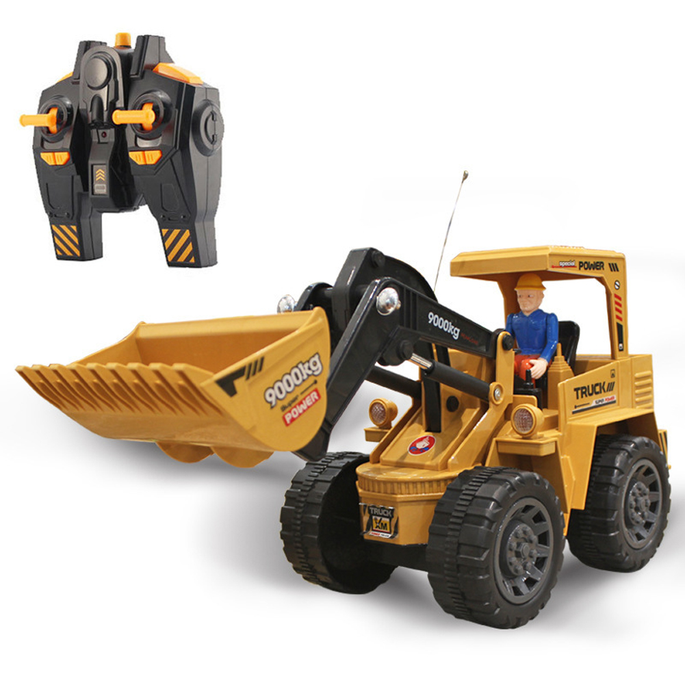 1:8 2.4g RC Bulldozer with Light Music Rechargeable Electric Engineering Vehicle