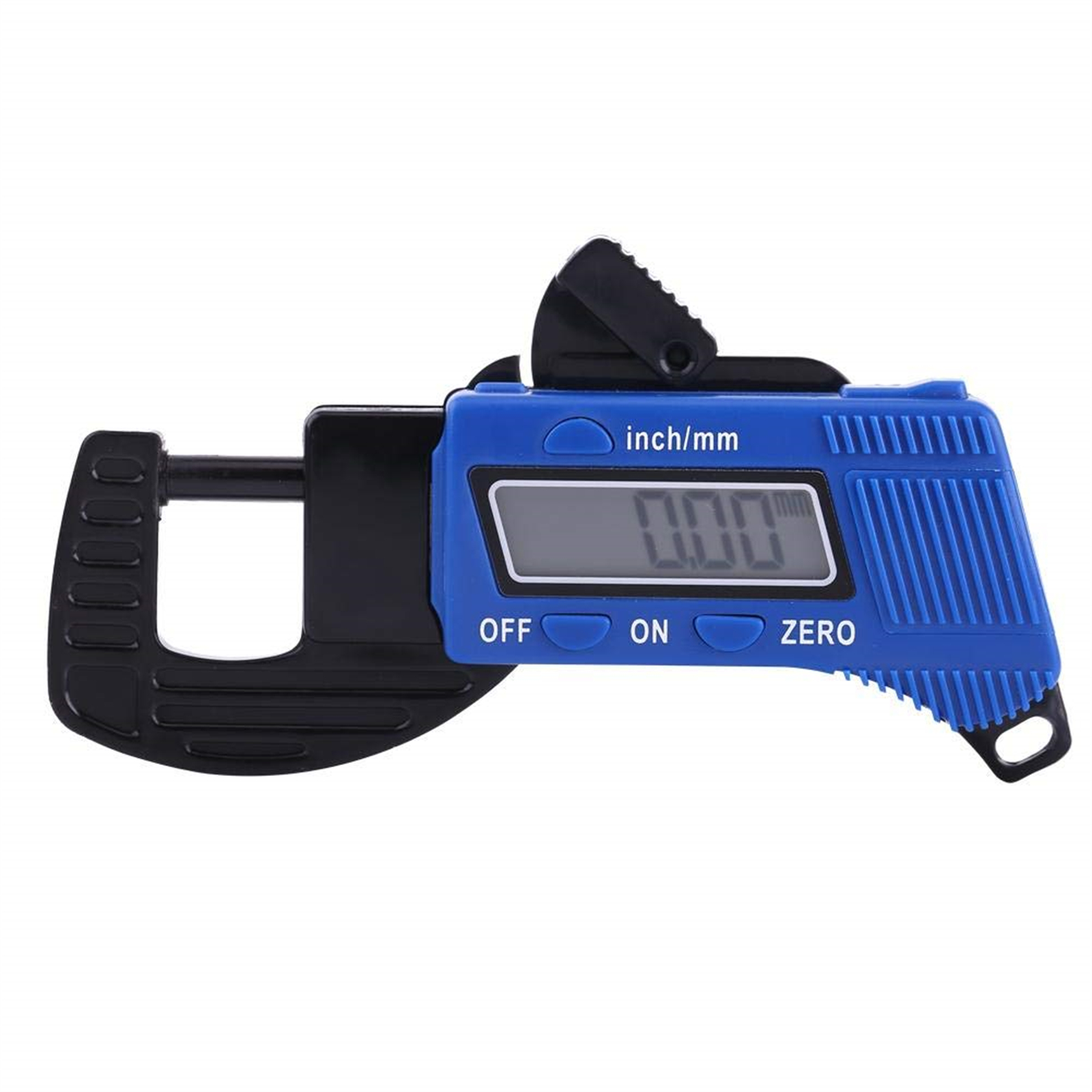 0-12.7MM Digital Thickness Caliper Micrometer Gauge Electronic Micrometer Thickness Meter Exact Measurement Tool Micrometer With LCD Display Screen Thickness Meter Blue model