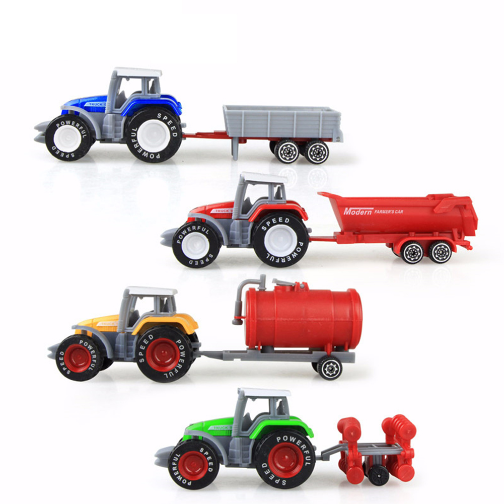kids play tractor