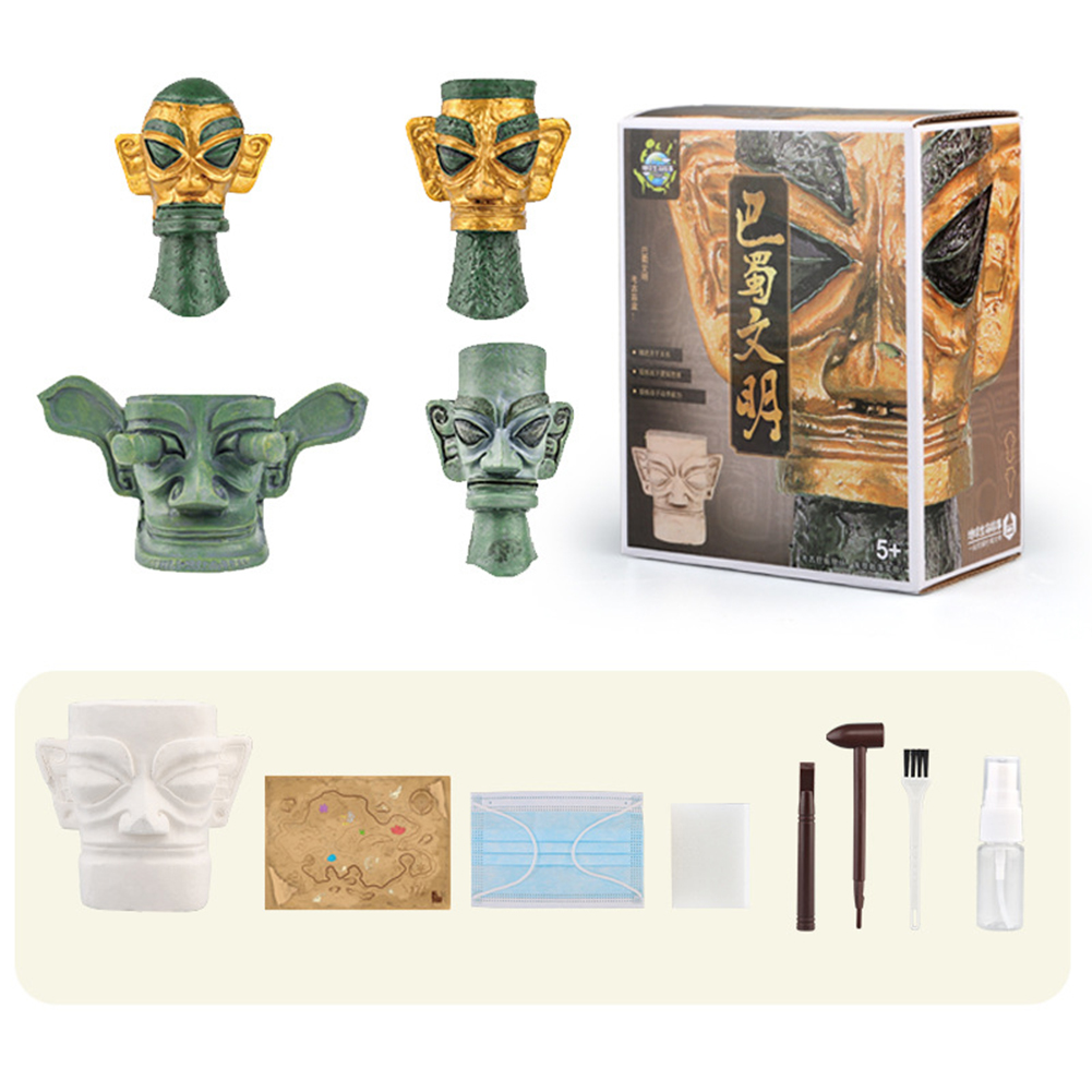 Children Digging Toys Dinosaur Fossil Dinosaur Egg Sanxingdui Archaeological Dig Toy Diy Teaching Experiment X816