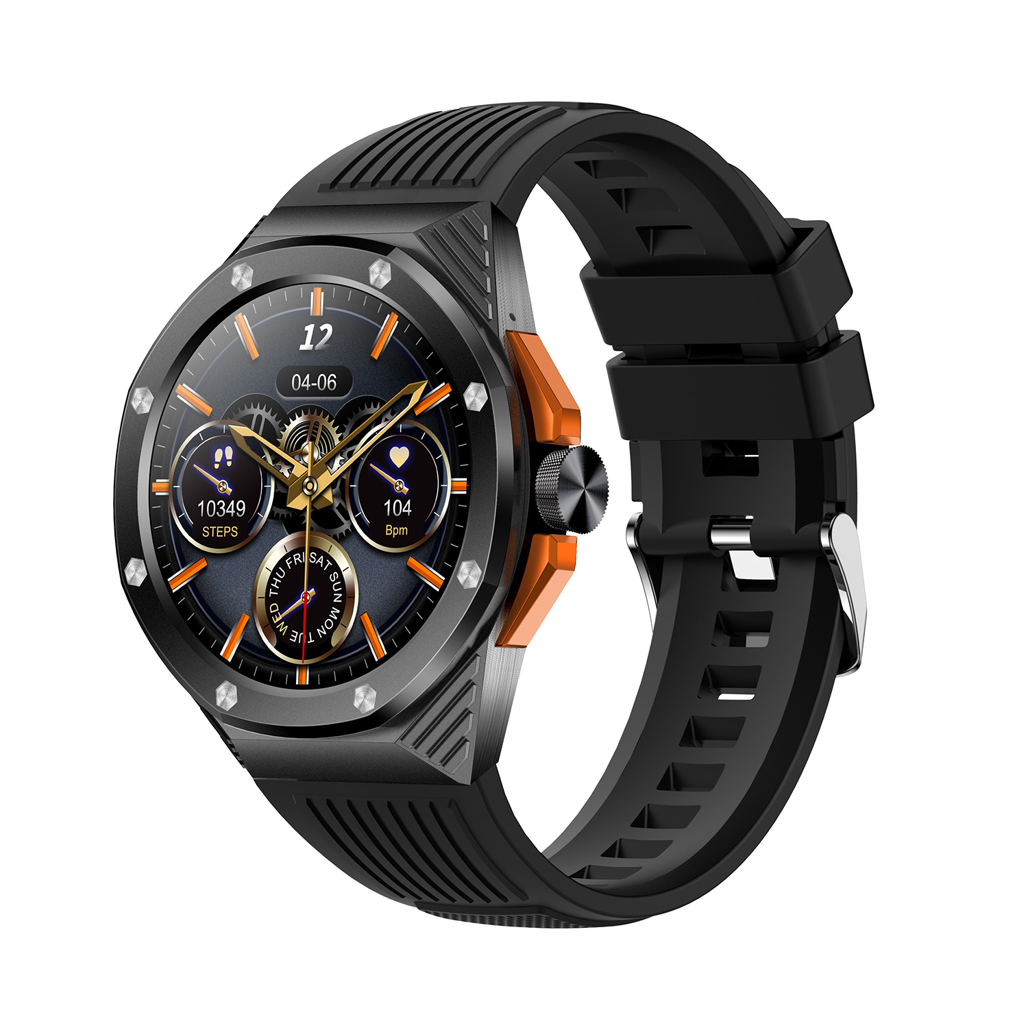 HT8 Smart Watch 1.46 Inch Full Touch Fitness Smartwatch HR Blood Oxygen Monitor