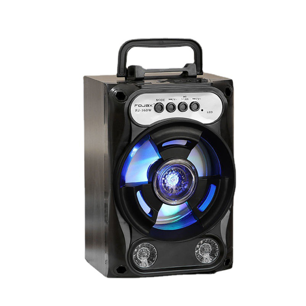 B16 Bluetooth Speaker 3D Surround Sound Large Volume Portable Outdoor Party Karaoke Speakers Tws Audio black