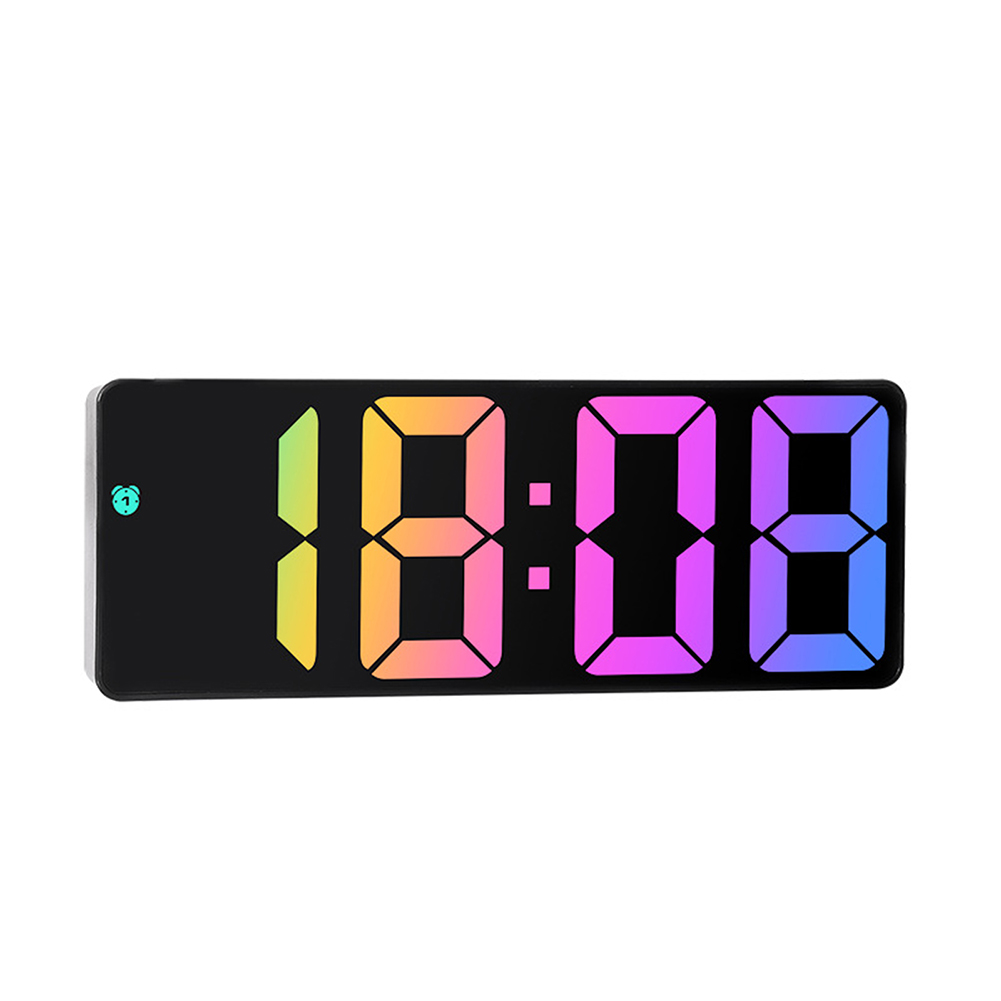 Led Electronic Bedroom Alarm Clock 12/24 Hours Adjustable Brightness Desk Clock