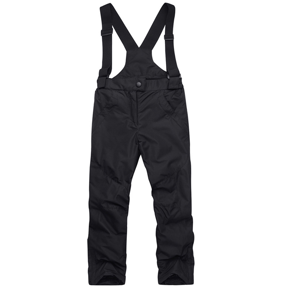 Thicken Windproof Warm Snow Children Trousers Winter Skiing and Snowboard Pants for Boys and Girls black_XXL