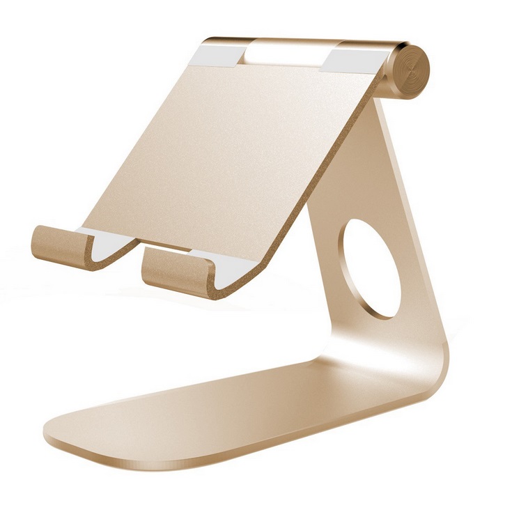 270° Rotatable Foldable Aluminum Alloy Desktop Holder Tablet Stand for Samsung Galaxy Tab Pro S iPad Pro10.5 9.7