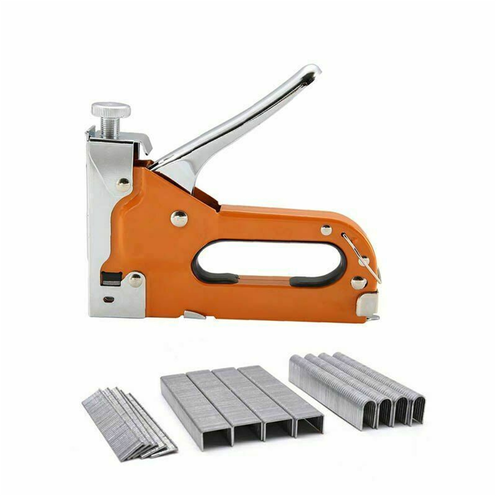 Heavy Duty Stapler 3 In 1 Stapler With 600 Nails Stainless Steel Metal Carpentry Hand Tool Manual Stapler ler