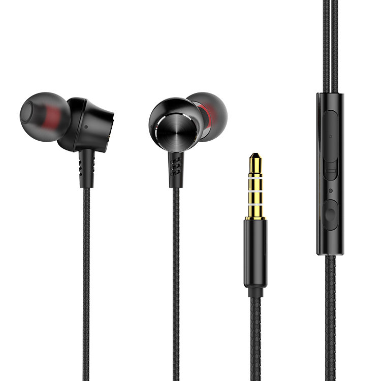 G8 Universal Sport Headsets Wired In Ear Phones Headphone, Head Phones With Mic, Music Earphones For Mobile Phone Computer Pc black